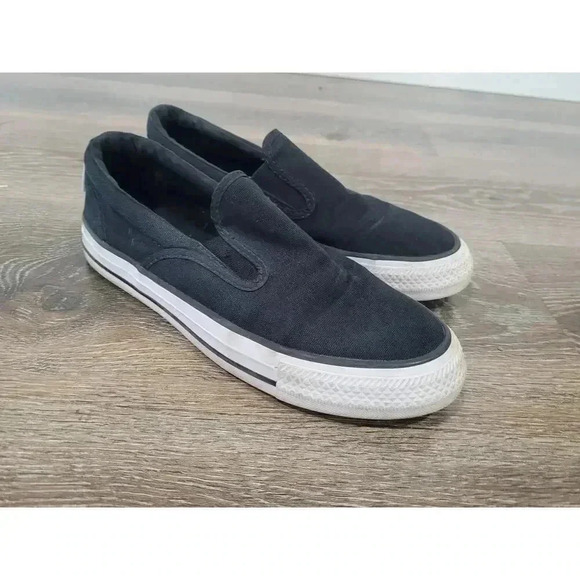 Converse‎ Women All Star Slip On Black Canvas Low Sneaker Size 7 - Picture 1 of 5